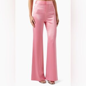 Alice + Olivia Deanna High-waisted Bootcut Pants in Satin Size 6